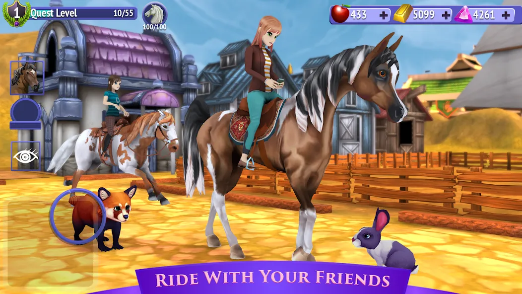 Horse Riding Tales - Wild Pony (Хорс Райдинг Тейлс)  [МОД Бесконечные монеты] Screenshot 5