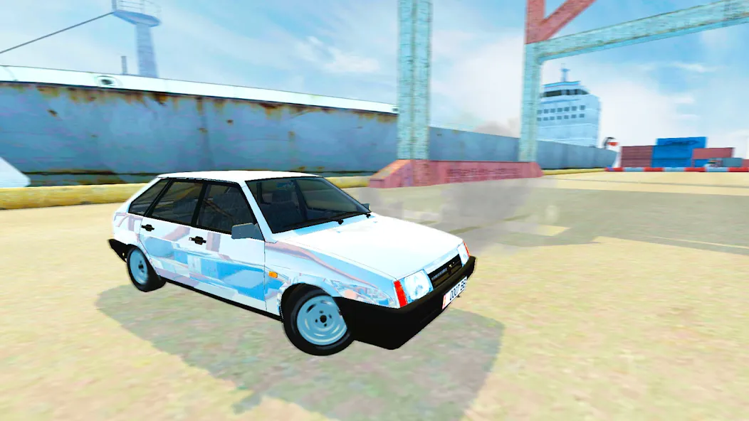 Lada Drift Simulator - Online  [МОД Много монет] Screenshot 1