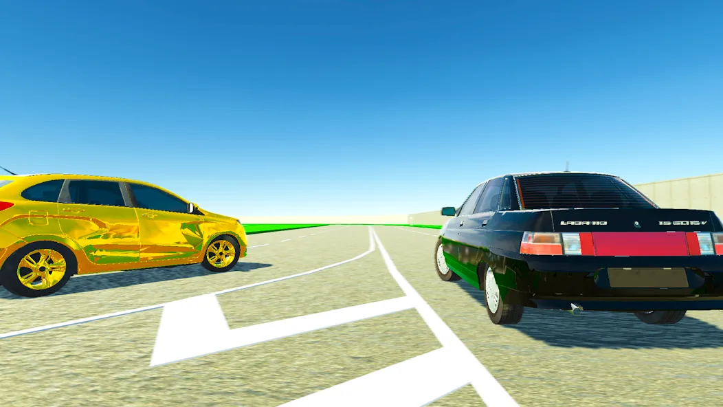 Lada Drift Simulator - Online  [МОД Много монет] Screenshot 3