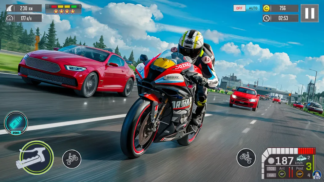 Moto Racing 3d Motorcycle Game (Дерт Байк Рейсинг 3Д)  [МОД Unlimited Money] Screenshot 1