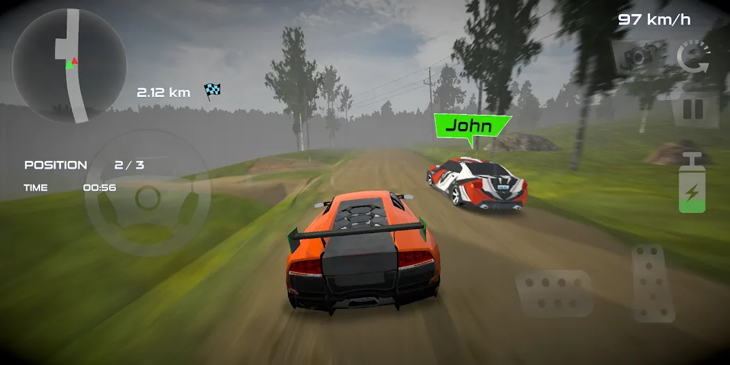 Rally Car : Extreme Fury Race (Ралли Кар)  [МОД Unlimited Money] Screenshot 2