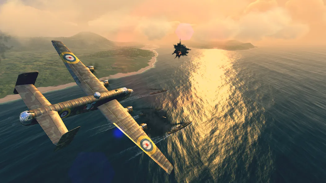 Warplanes: WW2 Dogfight (Варплейнс)  [МОД Меню] Screenshot 3