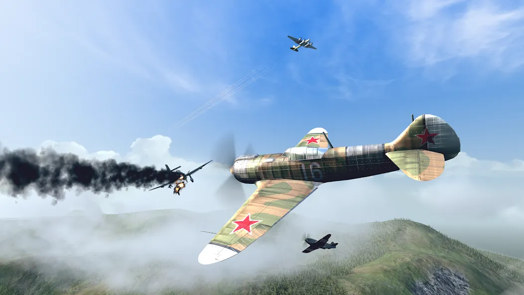 Warplanes: WW2 Dogfight (Варплейнс)  [МОД Меню] Screenshot 5