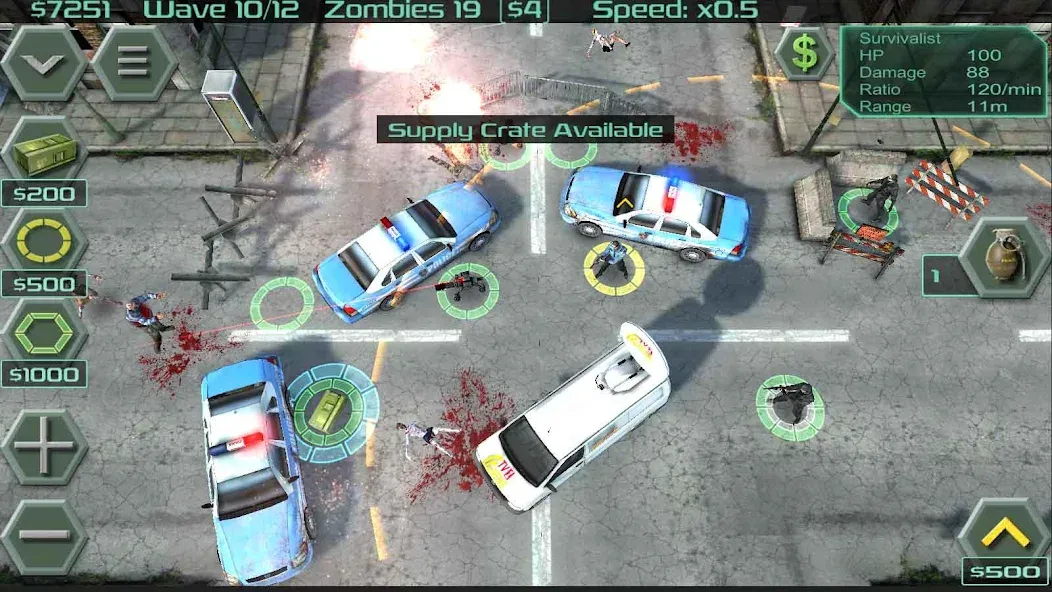 Zombie Defense (Зомби Дефенс)  [МОД Menu] Screenshot 3