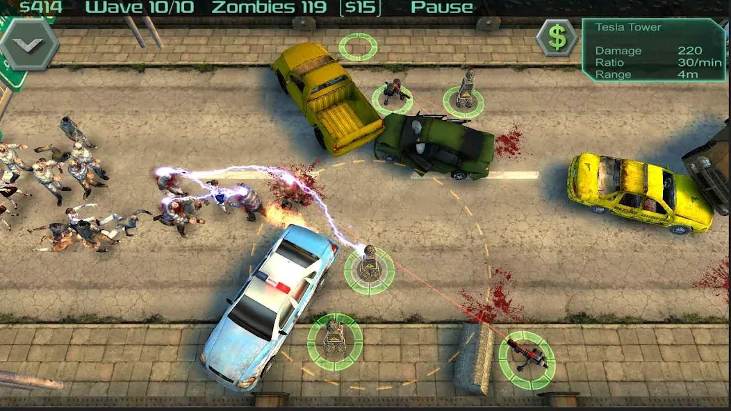 Zombie Defense (Зомби Дефенс)  [МОД Menu] Screenshot 4