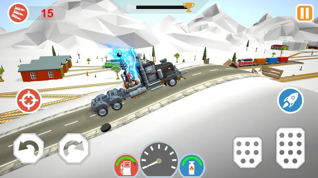 Zombie Cars Crush: Racing Die (Зомби Карс)  [МОД Бесконечные монеты] Screenshot 2