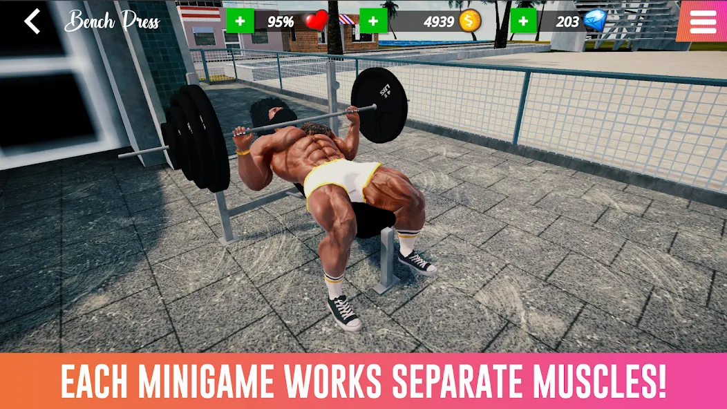 Iron Muscle IV - GYM simulator (Айрон Масл АйВи)  [МОД Unlocked] Screenshot 3