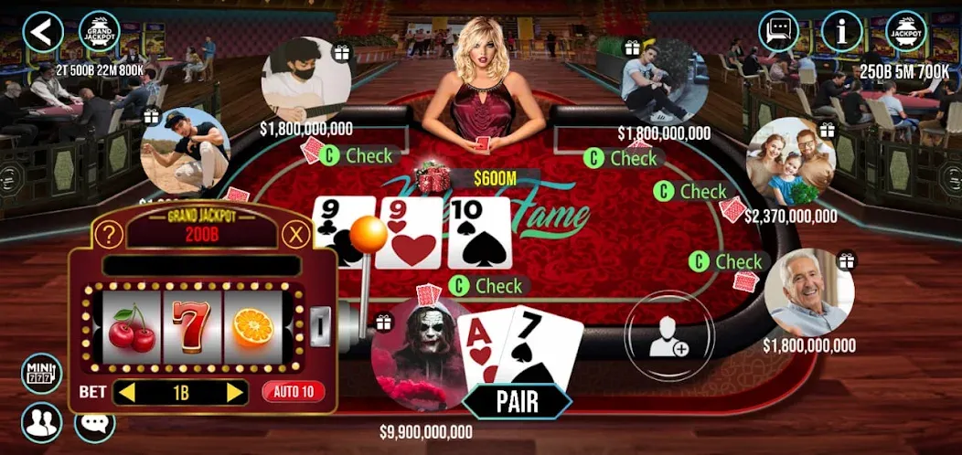 POKER FAME (ПОКЕР ФЕЙМ)  [МОД Unlocked] Screenshot 3