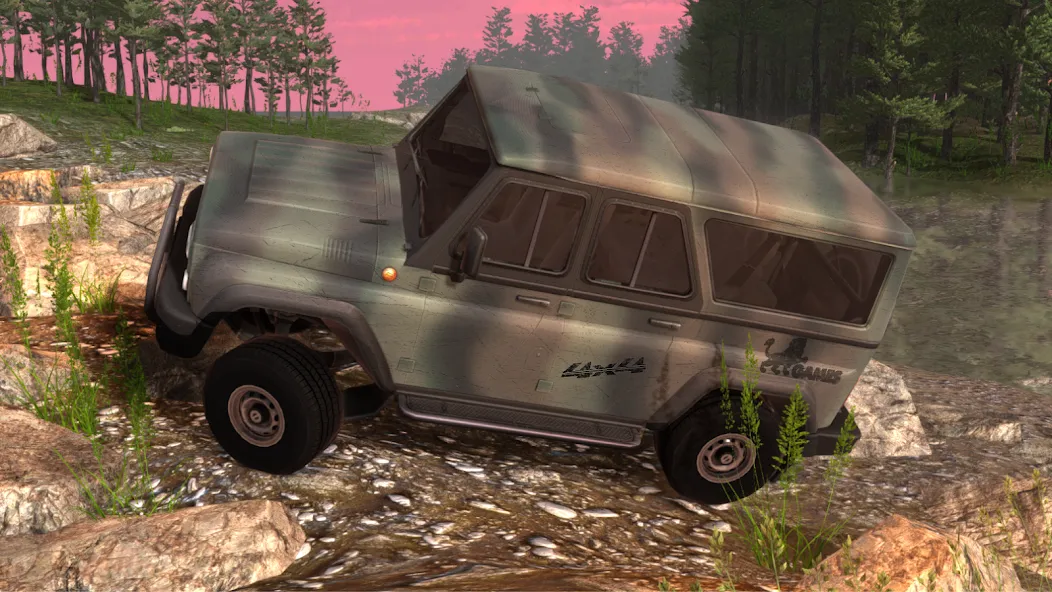 Offroad 4x4 Russian: Uaz Niva (Оффроуд 4х4 Русский)  [МОД Menu] Screenshot 2