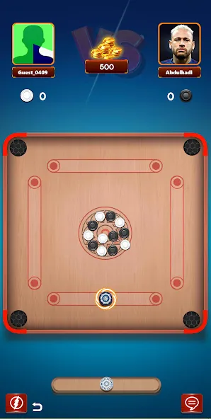 Carrom Board Clash : Pool game (Карром борд пул игра)  [МОД Много монет] Screenshot 1