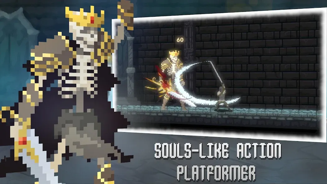 Deathblaze Action Platformer (Смертельное пламя Экшен Платформер)  [МОД Menu] Screenshot 1