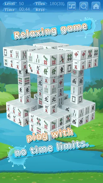 Stacker Mahjong 3D (Стаккер Маджонг 3Д)  [МОД Бесконечные монеты] Screenshot 4