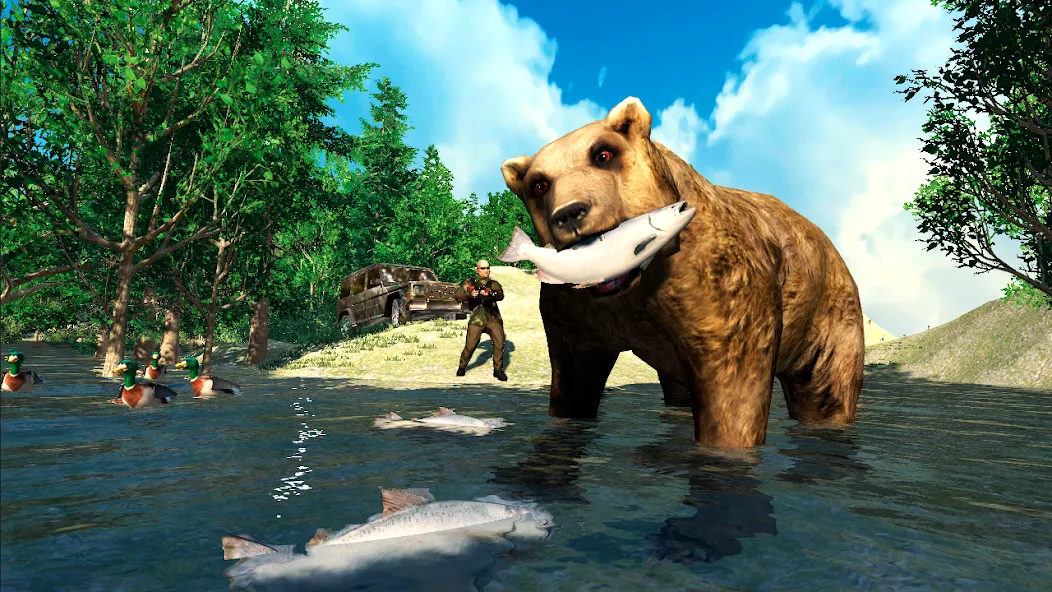 Hunting Simulator 4x4  [МОД Бесконечные монеты] Screenshot 3