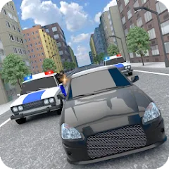 Скачать взлом Police Car Chase  [МОД Бесконечные монеты] - последняя версия apk на Андроид