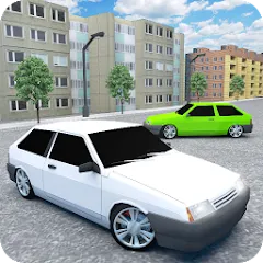 Взломанная Russian Cars: 8 in City  [МОД Menu] - полная версия apk на Андроид