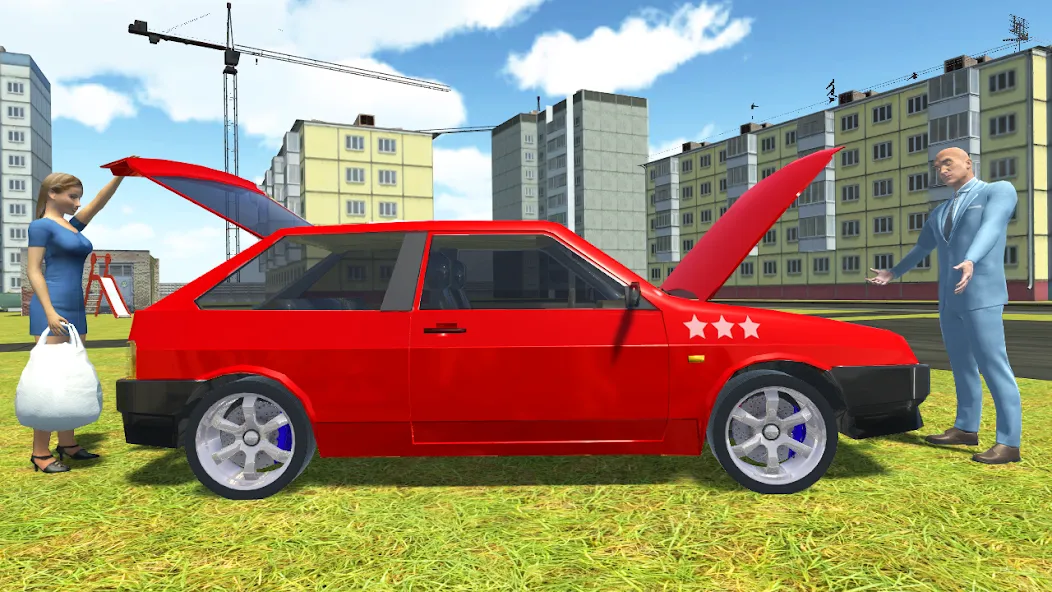 Russian Cars Simulator  [МОД Mega Pack] Screenshot 3