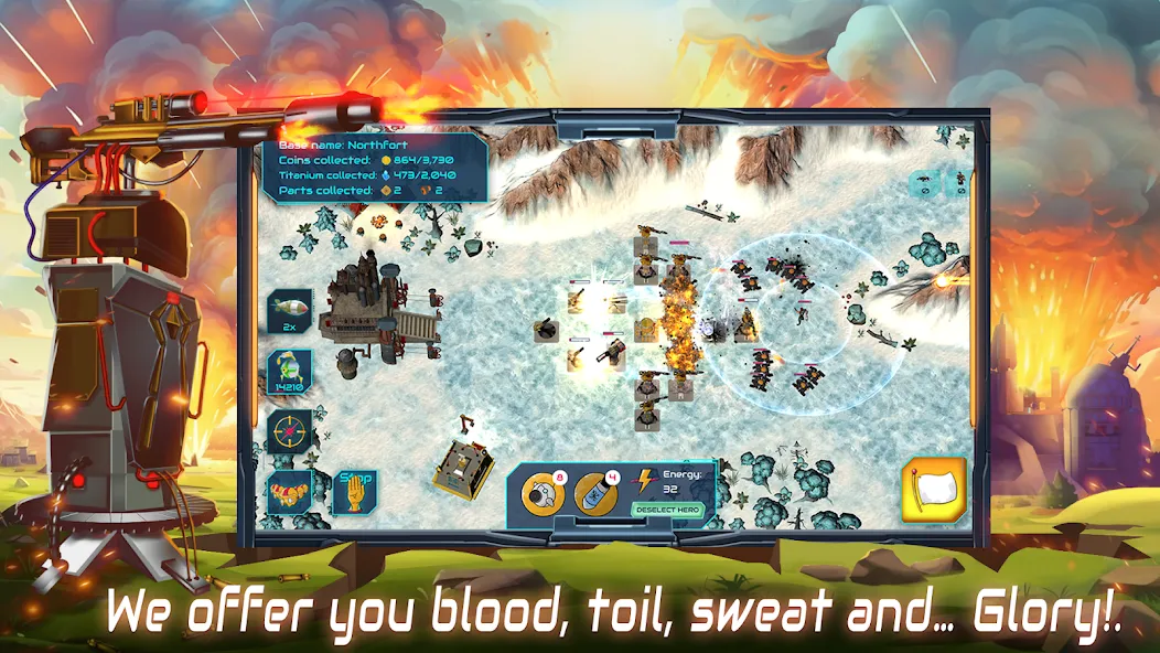 Boulder Base: Defense Strategy (Боулдер Бейс)  [МОД Menu] Screenshot 3