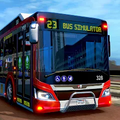 Взлом Bus Simulator 2023 (Бус Симулятор 2023)  [МОД Много денег] - последняя версия apk на Андроид