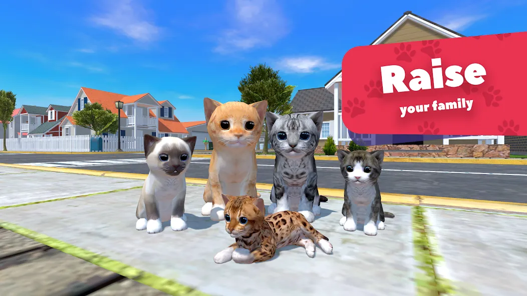 Cat Simulator - Animal Life  [МОД Бесконечные деньги] Screenshot 1