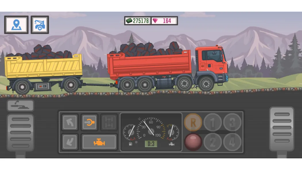 Trucker and Trucks  [МОД Mega Pack] Screenshot 1