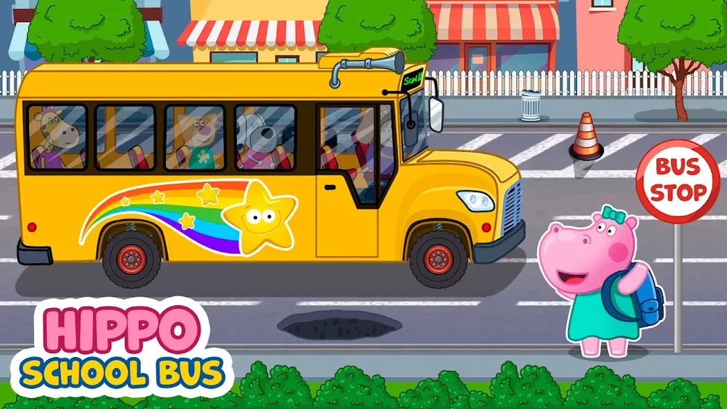 Kids School Bus Adventure  [МОД Много денег] Screenshot 1