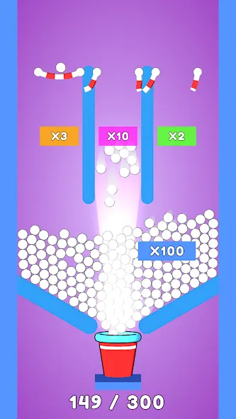 Balls and Ropes: Cut 'n Bounce (Боллс энд Роупс)  [МОД Unlimited Money] Screenshot 1