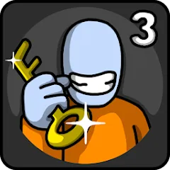 Скачать взломанную One Level 3 Stickman Jailbreak (Один Уровень 3)  [МОД Unlocked] - полная версия apk на Андроид