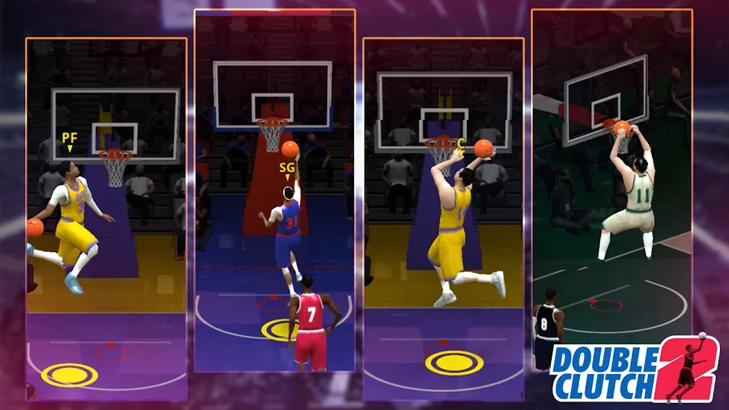 DoubleClutch 2 : Basketball (ДаблКлач 2)  [МОД Unlocked] Screenshot 2