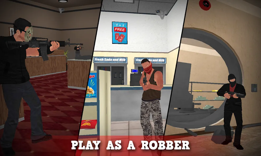 Justice Rivals 3 Cops&Robbers  [МОД Mega Pack] Screenshot 2