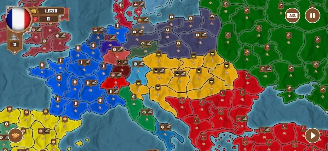 World conquest: Europe 1812 (Всемирное завоевание)  [МОД Mega Pack] Screenshot 3