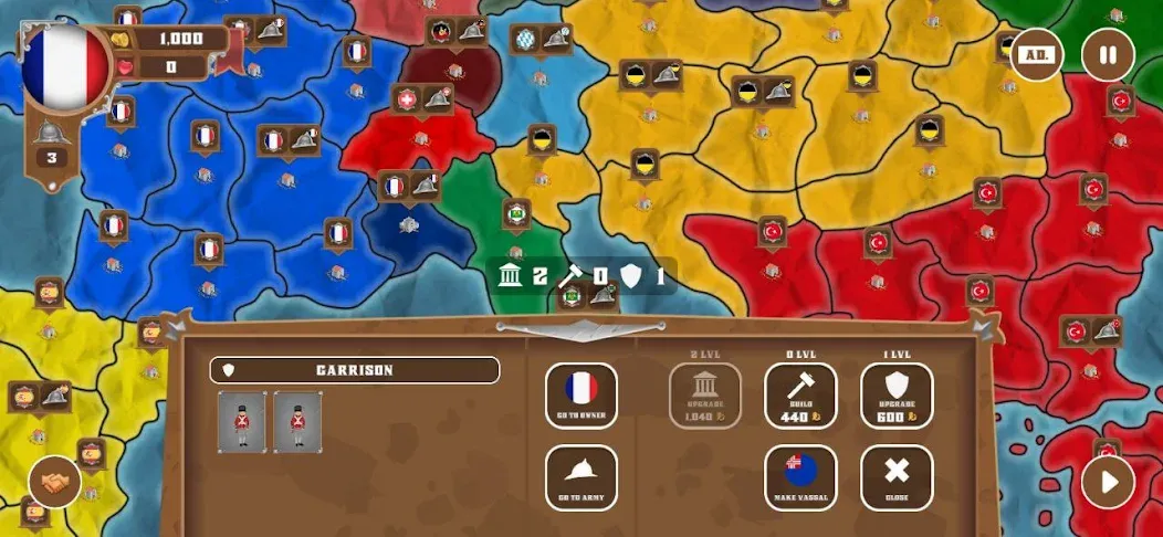 World conquest: Europe 1812 (Всемирное завоевание)  [МОД Mega Pack] Screenshot 4