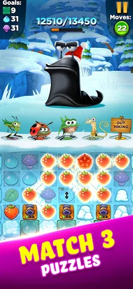 Best Fiends - Match 3 Puzzles (Бест Фиендс)  [МОД Много денег] Screenshot 3