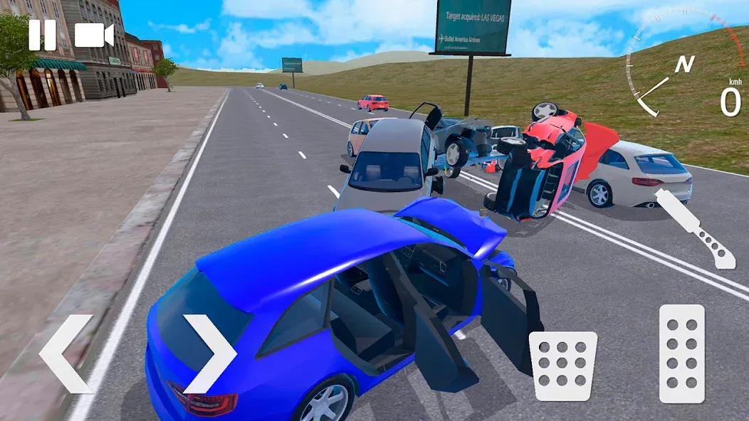 Traffic Crashes Car Crash (Трафик Краш Кар Краш)  [МОД Unlocked] Screenshot 2