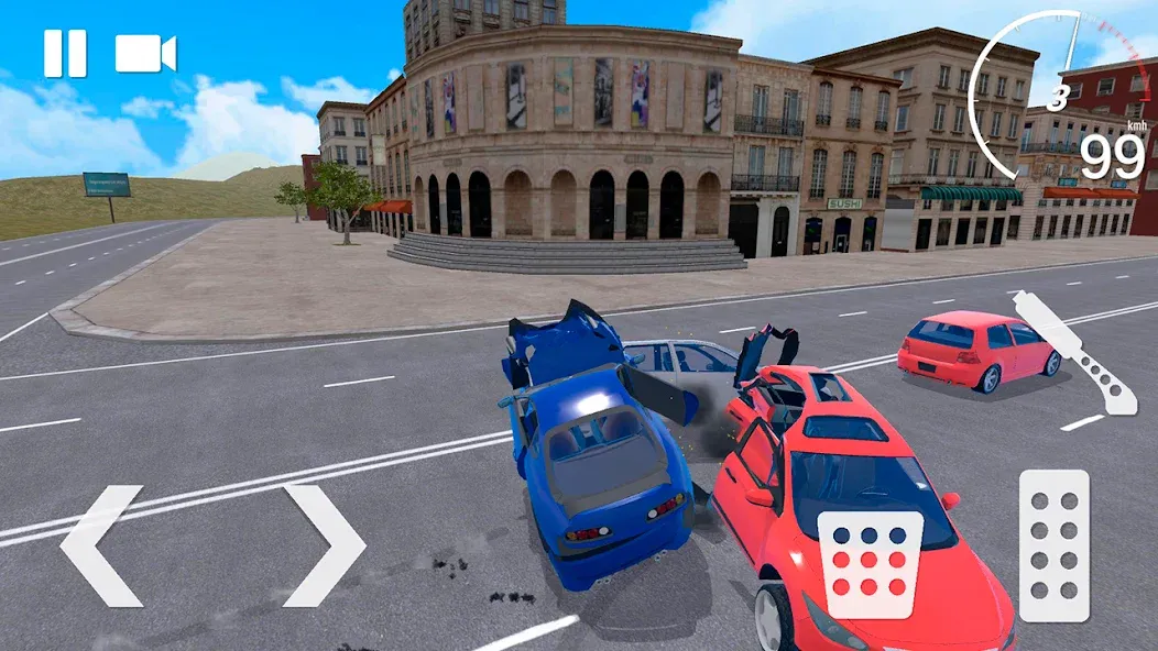 Traffic Crashes Car Crash (Трафик Краш Кар Краш)  [МОД Unlocked] Screenshot 4