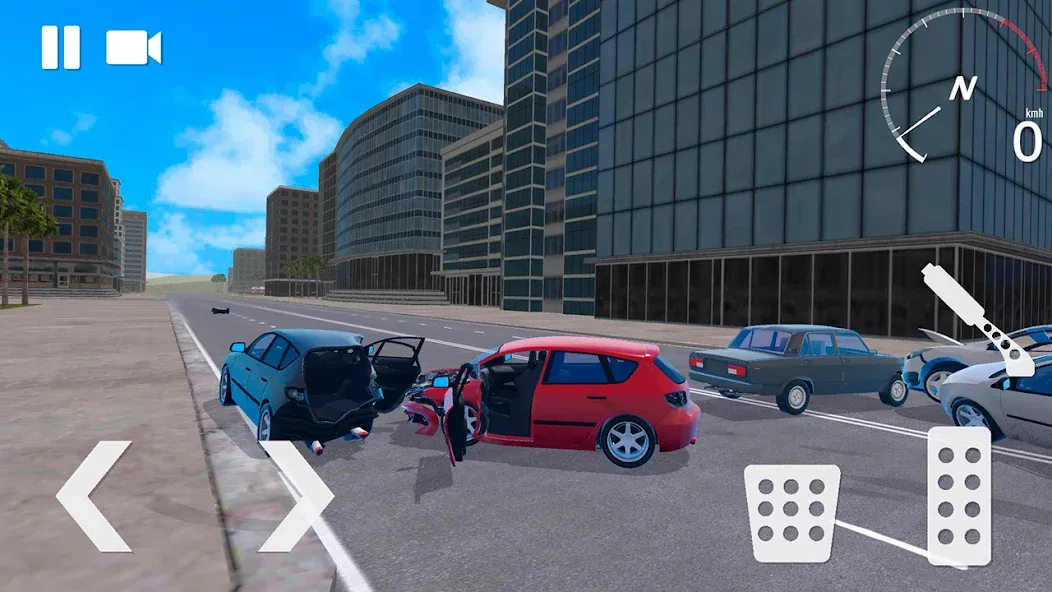 Traffic Crashes Car Crash (Трафик Краш Кар Краш)  [МОД Unlocked] Screenshot 5