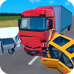 Скачать взлом Truck Crash Simulator Accident (Симулятор ДТП с грузовиком)  [МОД Бесконечные деньги] - стабильная версия apk на Андроид