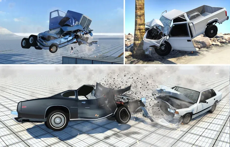 Car Crash Damage Engine Wreck (Кар Крэш Дамаг Энджин Врек)  [МОД Menu] Screenshot 3