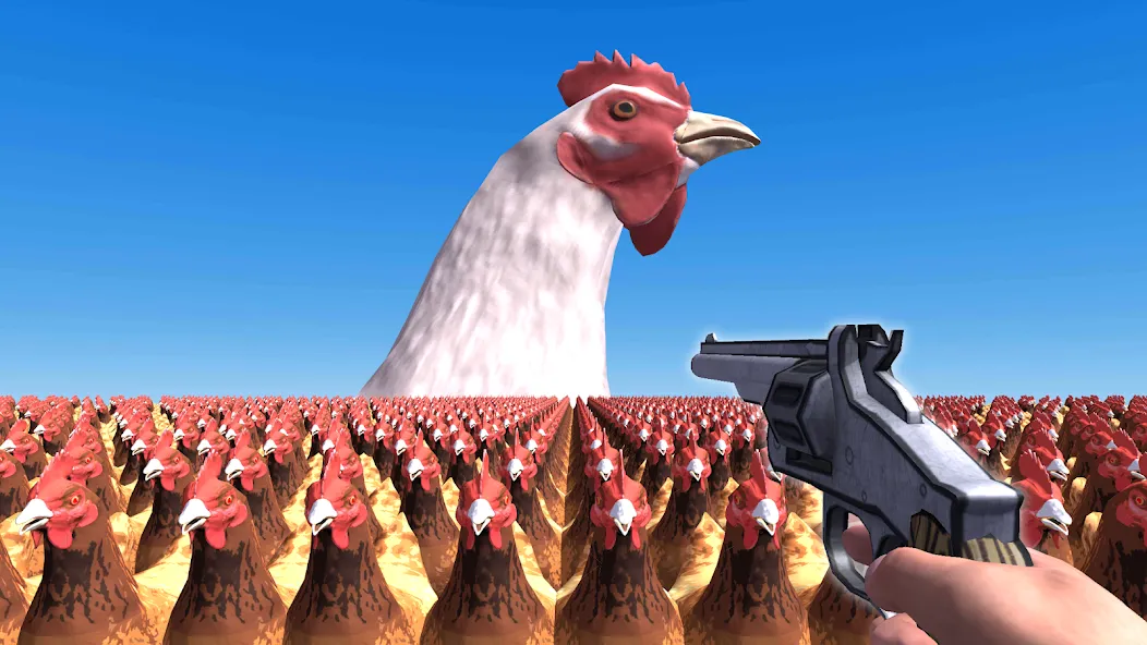 Cluck Shot: Chicken War FPS (Клак Шот)  [МОД Много монет] Screenshot 1