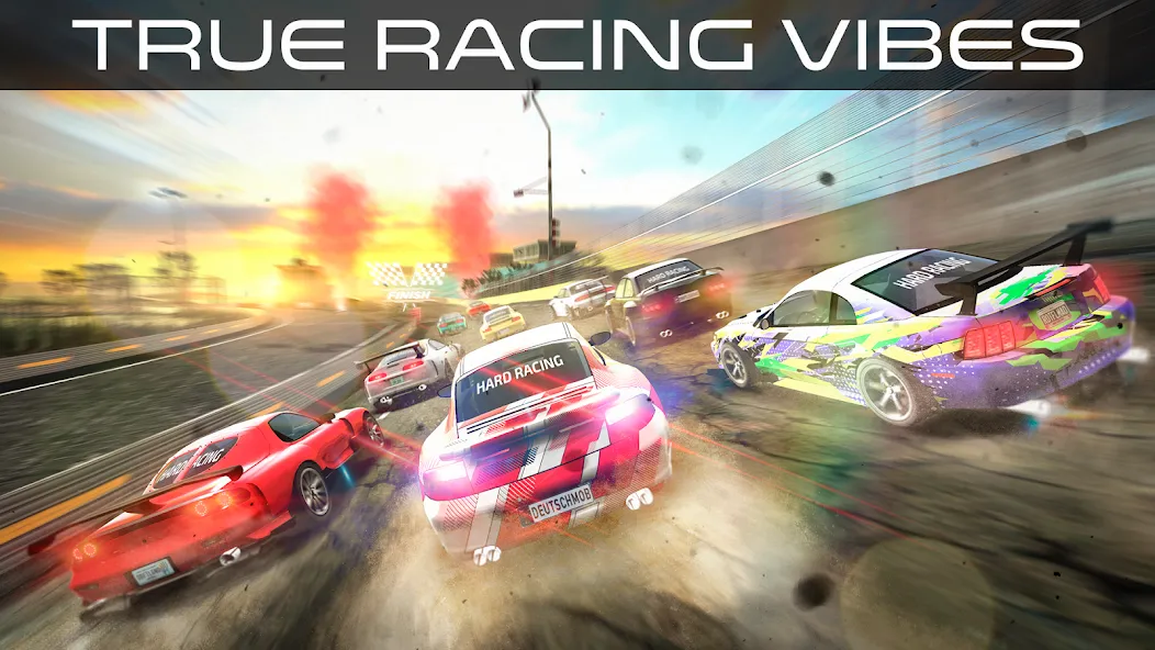 Hard Racing - Real Drag Racing (Хард Рейсинг)  [МОД Все открыто] Screenshot 1
