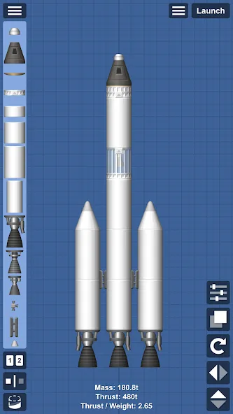 Spaceflight Simulator (Спейсфлайт Симулятор)  [МОД Все открыто] Screenshot 1