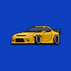 Взлом Pixel Car Racer (Пиксельный гоночный автомобиль)  [МОД Меню] - последняя версия apk на Андроид