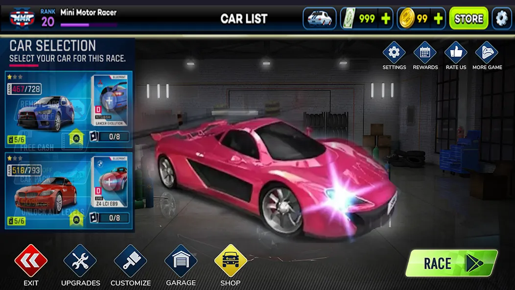 Car Highway Racing for Speed (Трафик Рейсер Трафик игры)  [МОД Все открыто] Screenshot 1