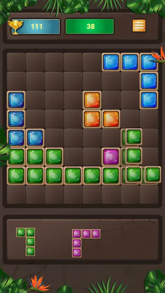 Block Puzzle (Блокголоволомка)  [МОД Unlocked] Screenshot 1