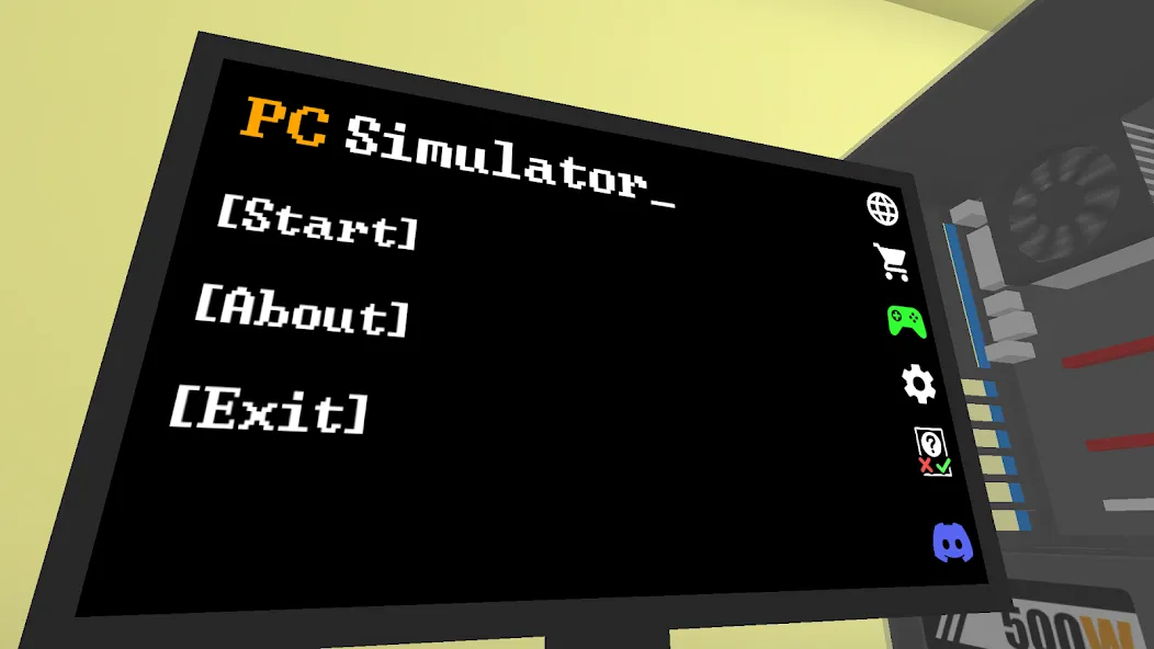 PC Simulator (ПК Симулятор)  [МОД Много монет] Screenshot 1