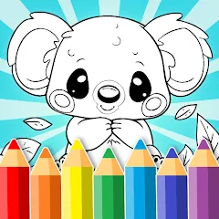 Взломанная Animal coloring pages  [МОД Mega Pack] - последняя версия apk на Андроид