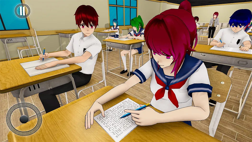 Anime Girl School Teacher 3D  [МОД Бесконечные монеты] Screenshot 1