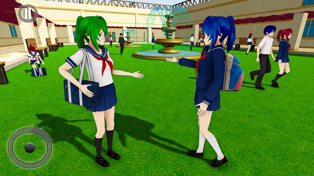 Anime Girl School Teacher 3D  [МОД Бесконечные монеты] Screenshot 4