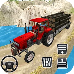 Скачать взломанную Rural Farming - Tractor games  [МОД Много монет] - стабильная версия apk на Андроид