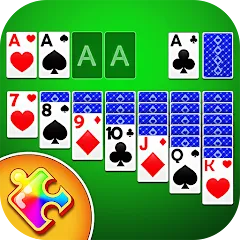 Взлом Solitaire Puzzle : Card Jigsaw (Солитер головоломка)  [МОД Menu] - полная версия apk на Андроид