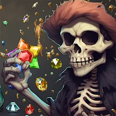 Взлом Jewels Ghost Ship: jewel games (Джуэлз Гост Шип)  [МОД Много монет] - стабильная версия apk на Андроид